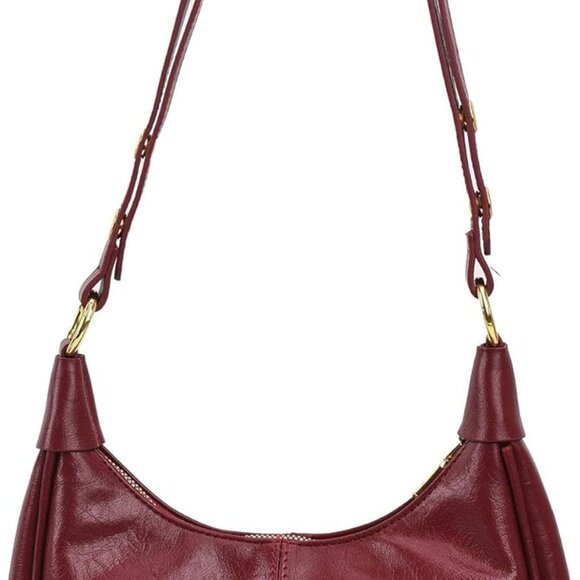 Small Hobo Bags for Women Retro Crescent Shoulder Purse Fall Soft Crossbody Hand - Picture 1 of 6